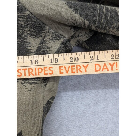 Billabong Hoodie Mens Large Sherpa Lined Full Zip Vintage Style Jacket Y2K Boho - Picture 4 of 8